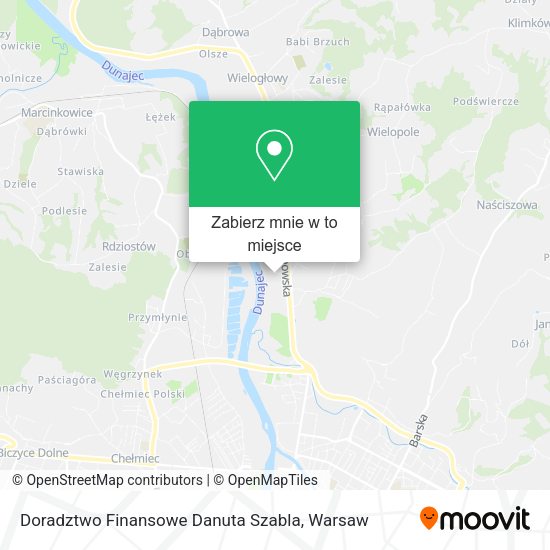 Mapa Doradztwo Finansowe Danuta Szabla