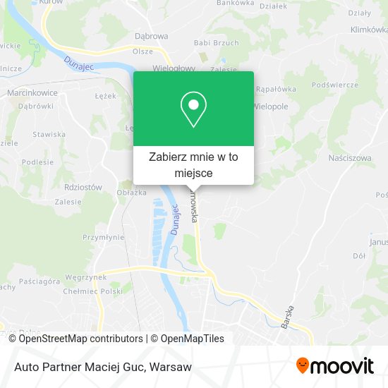 Mapa Auto Partner Maciej Guc