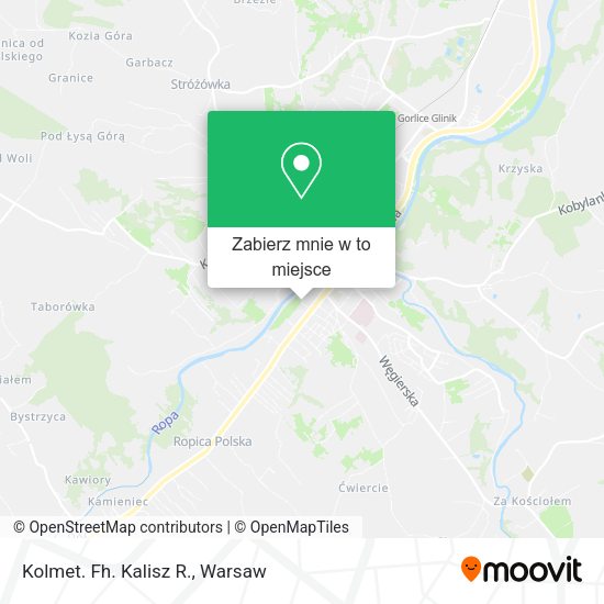 Mapa Kolmet. Fh. Kalisz R.