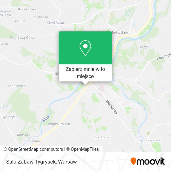 Mapa Sala Zabaw Tygrysek