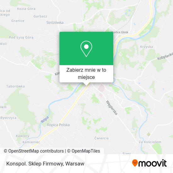 Mapa Konspol. Sklep Firmowy