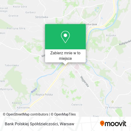 Mapa Bank Polskiej Spółdzielczości