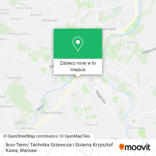 Mapa Ikos-Term/ Technika Grzewcza i Solarna Krzysztof Kawa