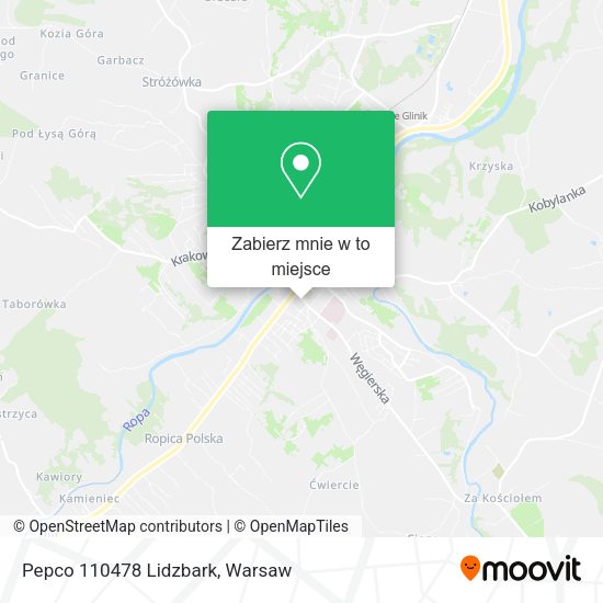 Mapa Pepco 110478 Lidzbark