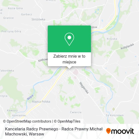 Mapa Kancelaria Radcy Prawnego - Radca Prawny Michał Machowski