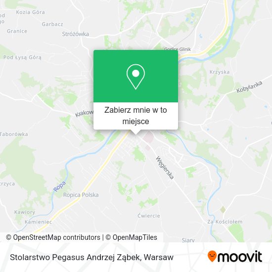 Mapa Stolarstwo Pegasus Andrzej Ząbek