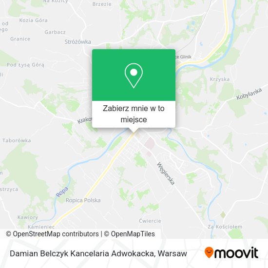 Mapa Damian Belczyk Kancelaria Adwokacka