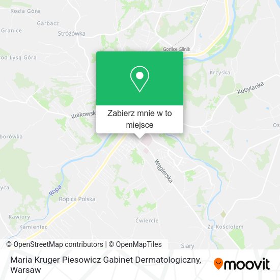 Mapa Maria Kruger Piesowicz Gabinet Dermatologiczny