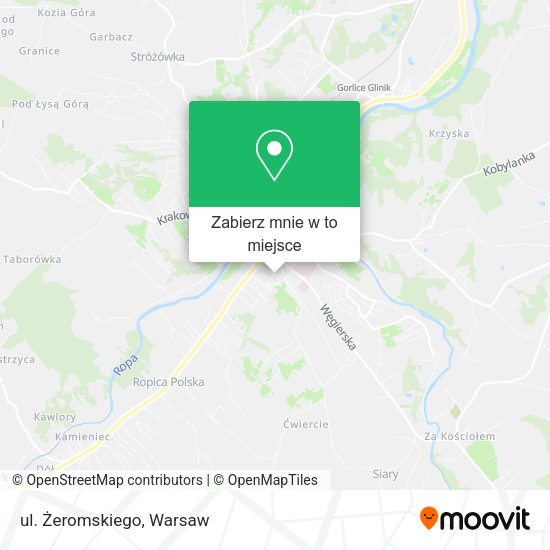 Mapa ul. Żeromskiego