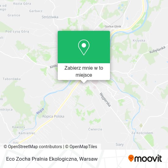 Mapa Eco Zocha Pralnia Ekologiczna