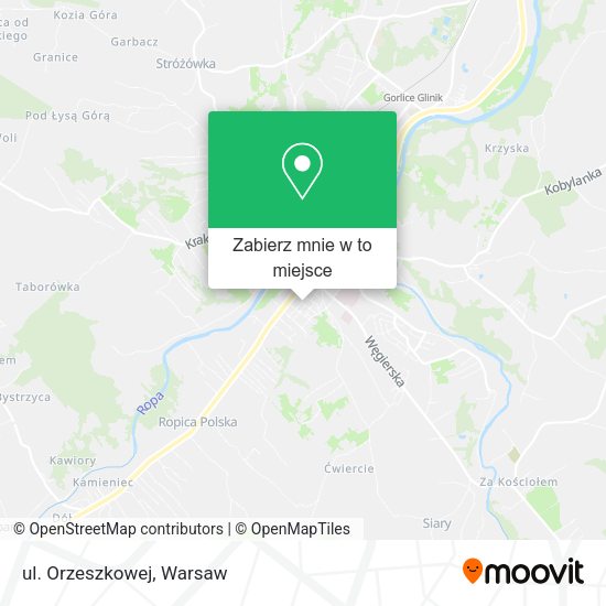 Mapa ul. Orzeszkowej