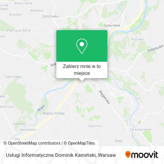 Mapa Usługi Informatyczne Dominik Kamiński