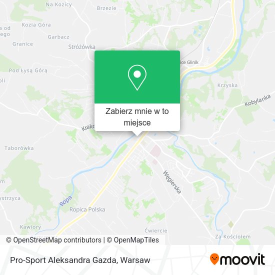 Mapa Pro-Sport Aleksandra Gazda