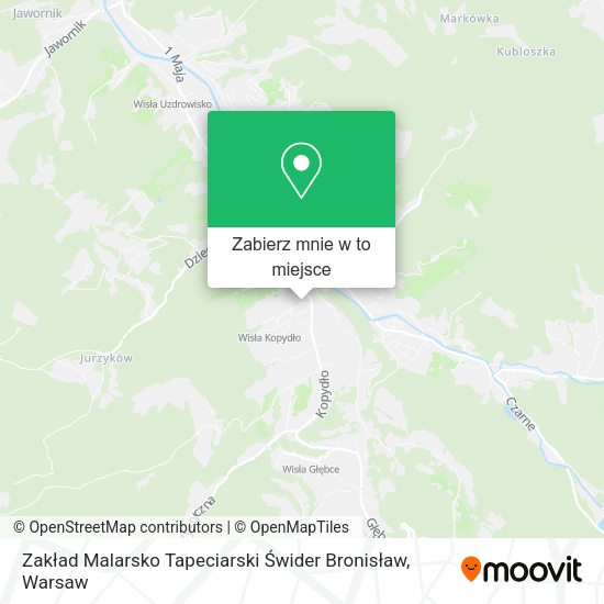 Mapa Zakład Malarsko Tapeciarski Świder Bronisław