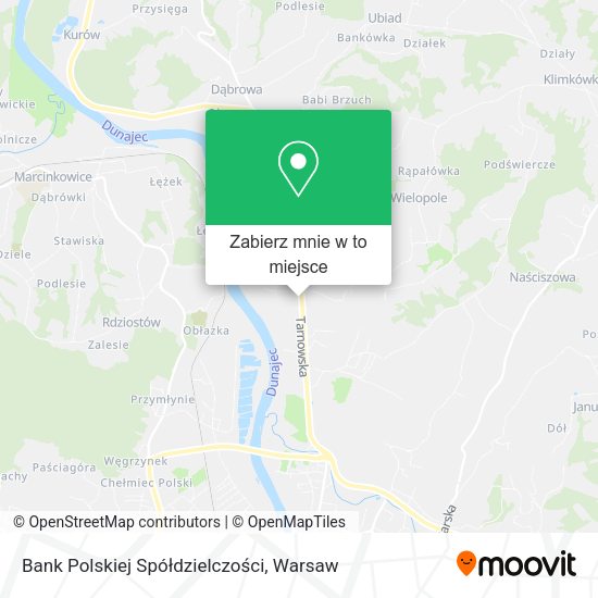 Mapa Bank Polskiej Spółdzielczości