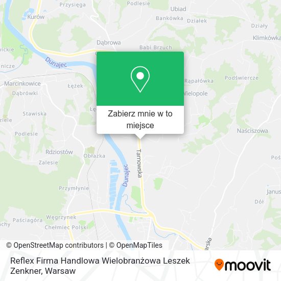 Mapa Reflex Firma Handlowa Wielobranżowa Leszek Zenkner