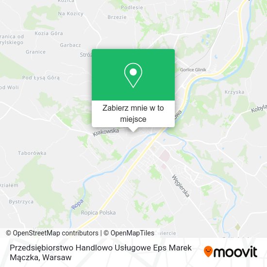 Mapa Przedsiębiorstwo Handlowo Usługowe Eps Marek Mączka