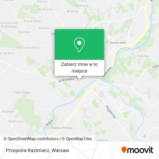 Mapa Przepióra Kazimierz