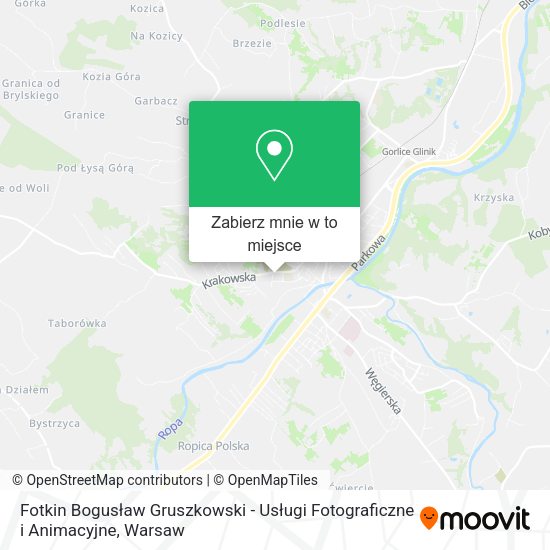 Mapa Fotkin Bogusław Gruszkowski - Usługi Fotograficzne i Animacyjne