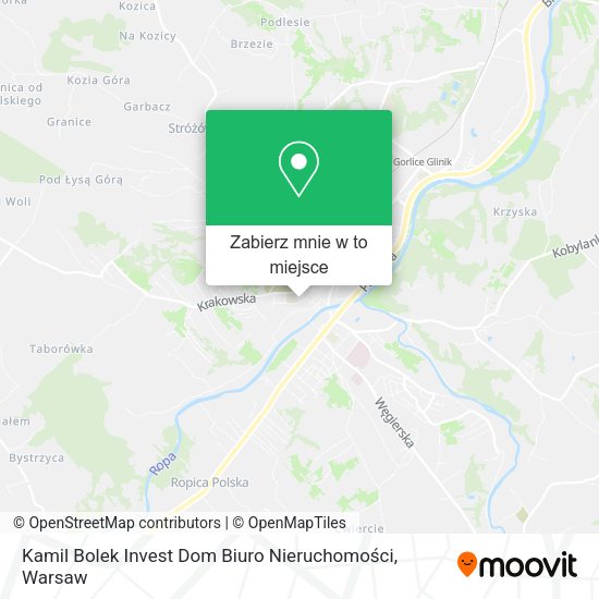 Mapa Kamil Bolek Invest Dom Biuro Nieruchomości