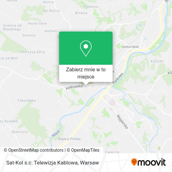 Mapa Sat-Kol s.c. Telewizja Kablowa