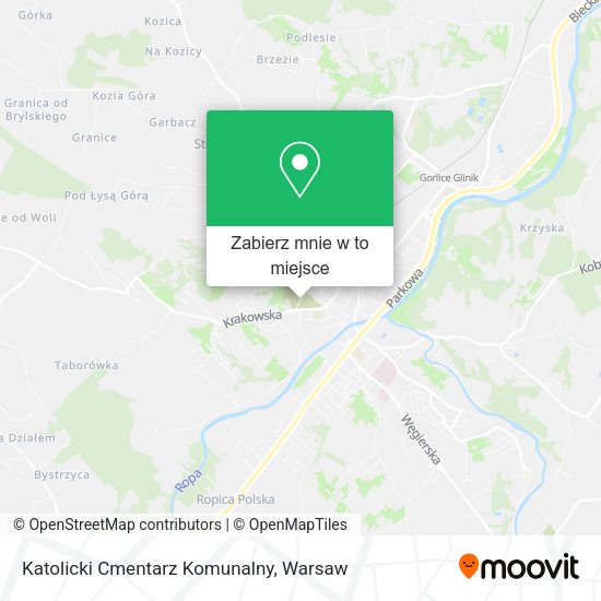 Mapa Katolicki Cmentarz Komunalny