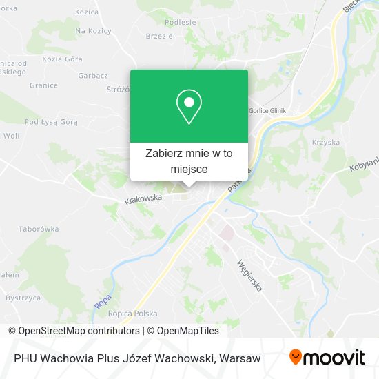 Mapa PHU Wachowia Plus Józef Wachowski