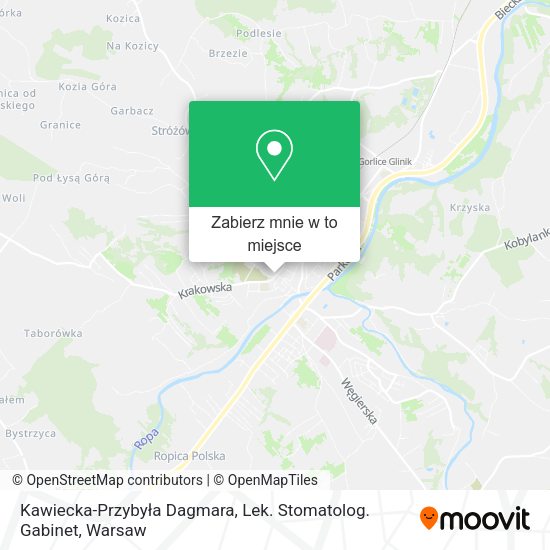 Mapa Kawiecka-Przybyła Dagmara, Lek. Stomatolog. Gabinet