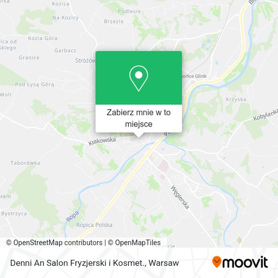 Mapa Denni An Salon Fryzjerski i Kosmet.