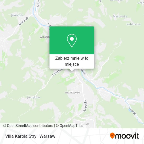 Mapa Villa Karola Stryi