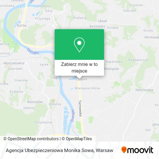 Mapa Agencja Ubezpieczeniowa Monika Sowa