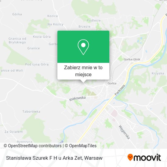 Mapa Stanisława Szurek F H u Arka Zet