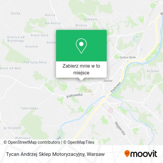 Mapa Tycan Andrzej Sklep Motoryzacyjny