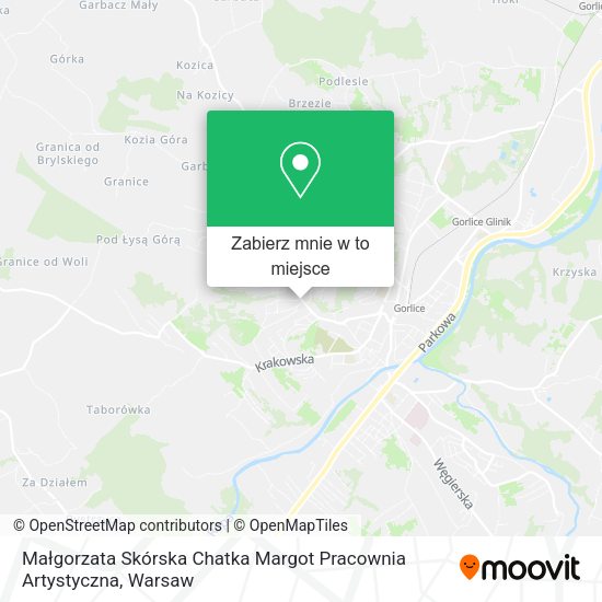 Mapa Małgorzata Skórska Chatka Margot Pracownia Artystyczna