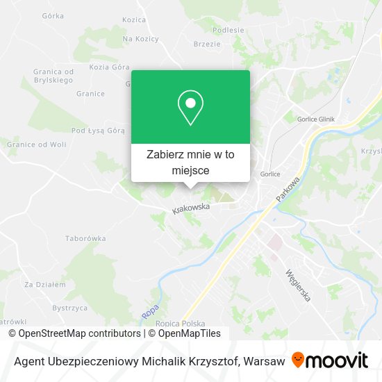 Mapa Agent Ubezpieczeniowy Michalik Krzysztof