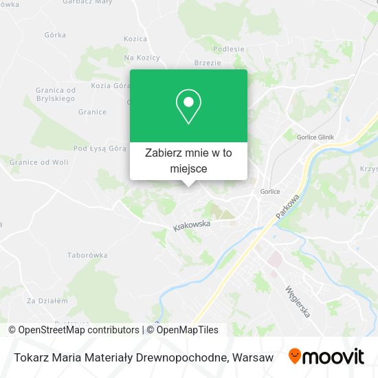 Mapa Tokarz Maria Materiały Drewnopochodne