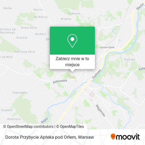 Mapa Dorota Przybycie Apteka pod Orłem