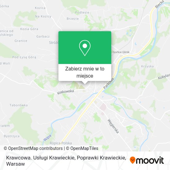 Mapa Krawcowa. Usługi Krawieckie, Poprawki Krawieckie