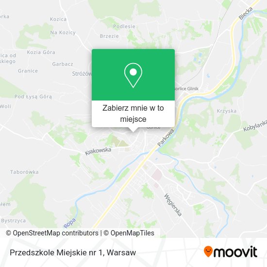 Mapa Przedszkole Miejskie nr 1