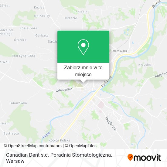 Mapa Canadian Dent s.c. Poradnia Stomatologiczna