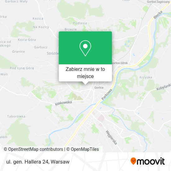 Mapa ul. gen. Hallera 24