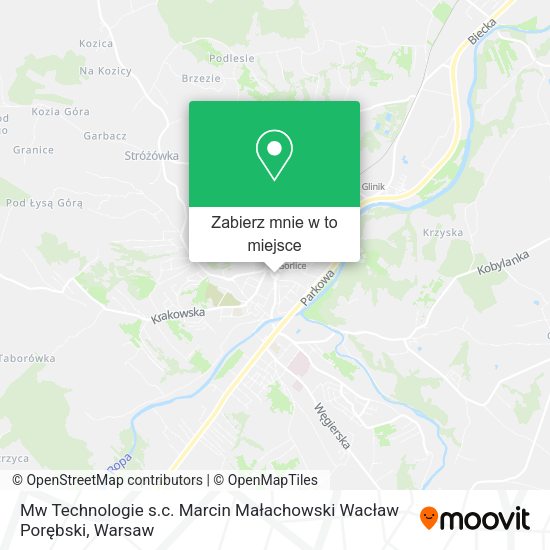 Mapa Mw Technologie s.c. Marcin Małachowski Wacław Porębski