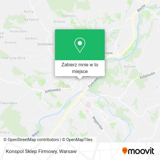 Mapa Konspol Sklep Firmowy