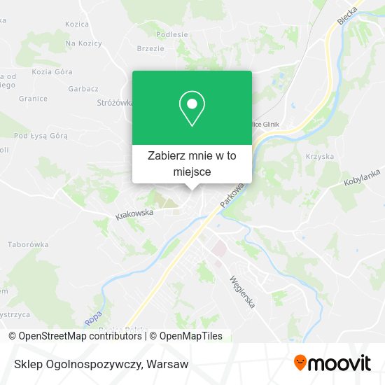 Mapa Sklep Ogolnospozywczy