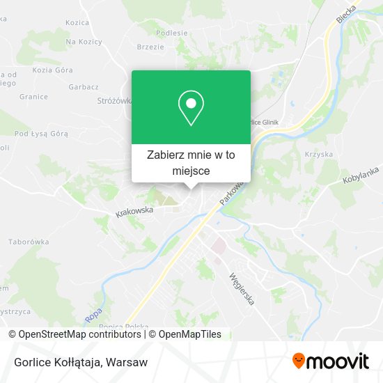 Mapa Gorlice Kołłątaja