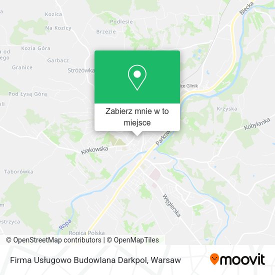 Mapa Firma Usługowo Budowlana Darkpol