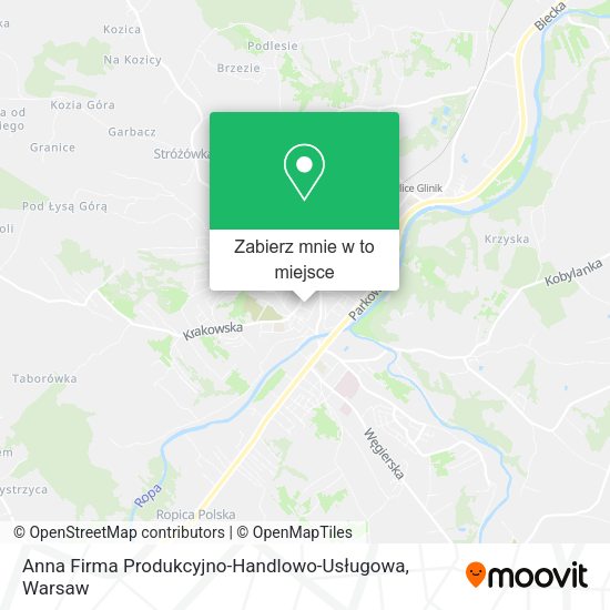 Mapa Anna Firma Produkcyjno-Handlowo-Usługowa