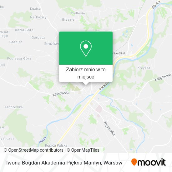 Mapa Iwona Bogdan Akademia Piękna Marilyn