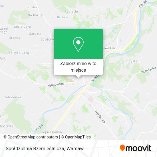 Mapa Spółdzielnia Rzemieślnicza