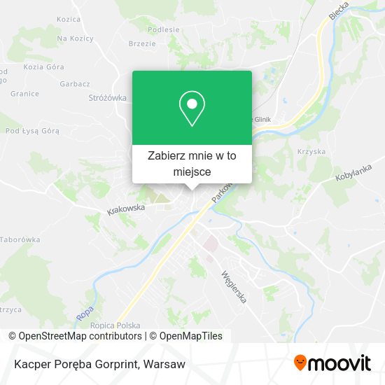 Mapa Kacper Poręba Gorprint